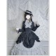 Alice Girl Duke of Victoria Corset Overskirt and Striped Skirt(1st Pre-Order/2 Colours/Full Payment Without Shipping)